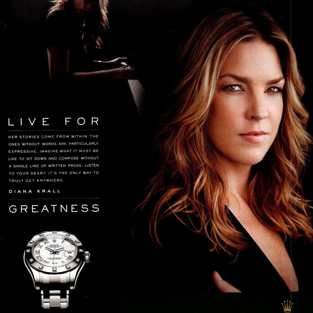 Rolex watch magazine print ad